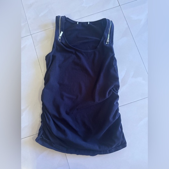 Michael Kors sexy sleeveless zipper  Black top maternity Check the measurements - Picture 5 of 6